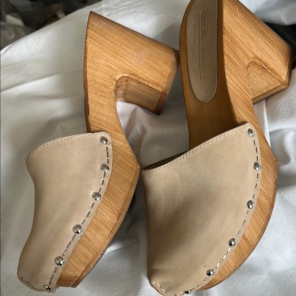 ASOS Tan Mules with Suede-Like Finish - Picture 4 of 4